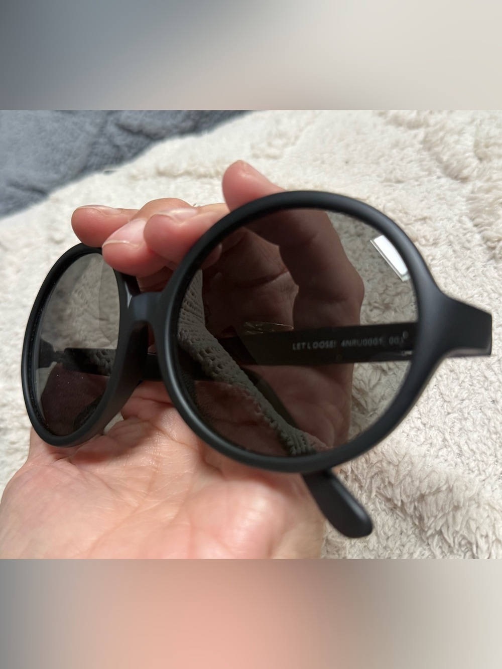Kate Spade Saturday "Let Loose" Round Retro Sunglasses - Matte Black